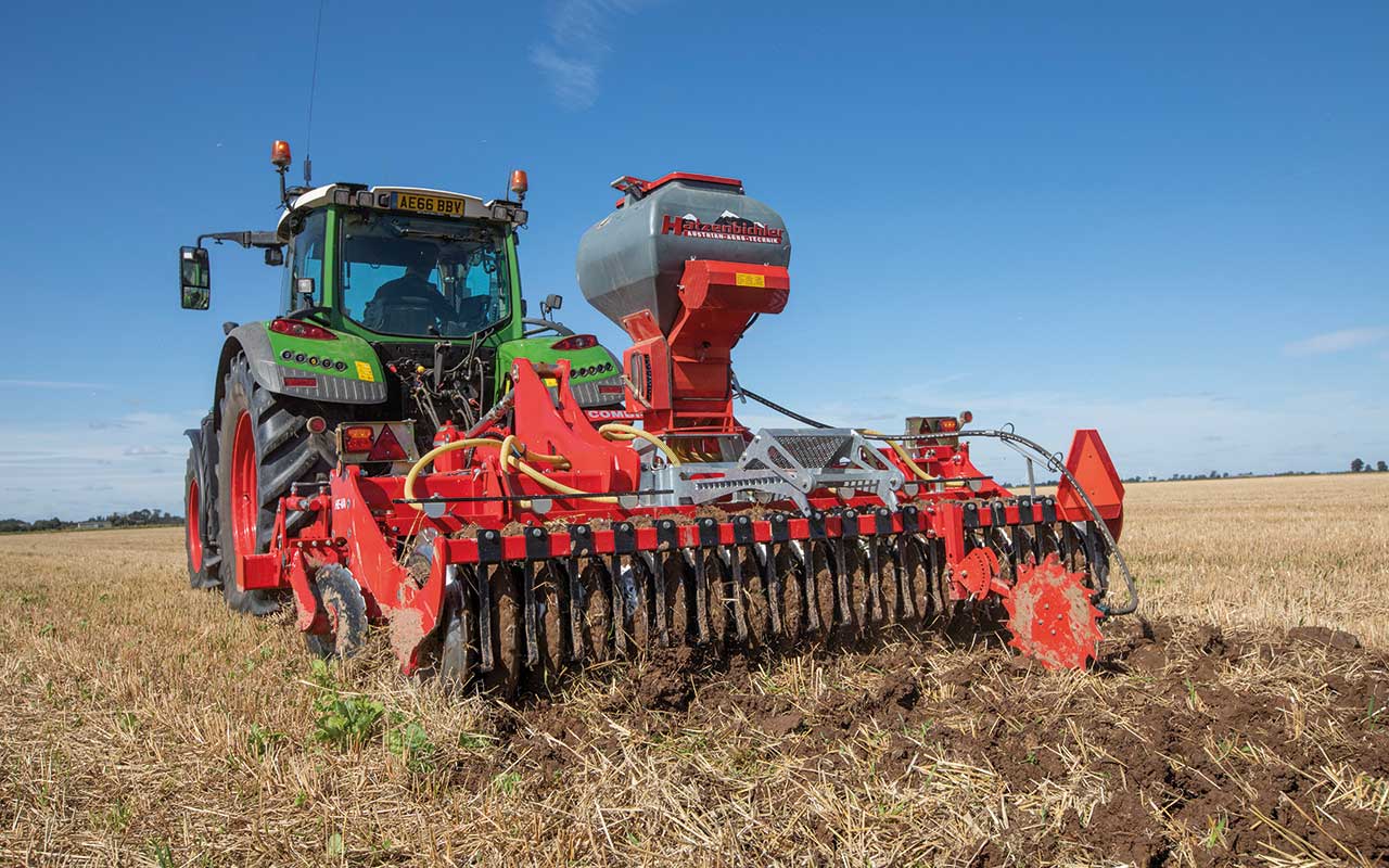 Drilling oilseed rape