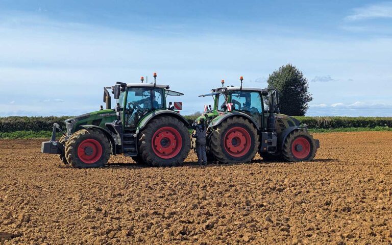 Two Fendt tractors