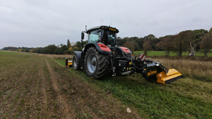 Mulcher units keep grass yields up on Shropshire estate