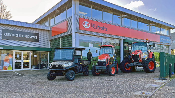 George Browns extends Kubota sales area