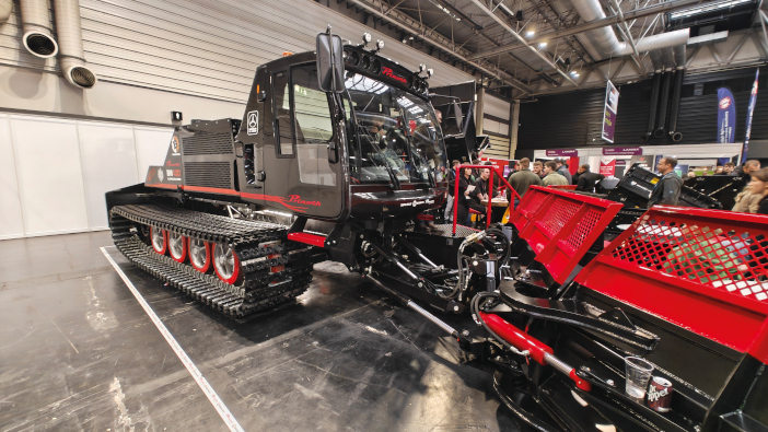 Bradleys Machinery adapts Italian snow groomers for clamp work